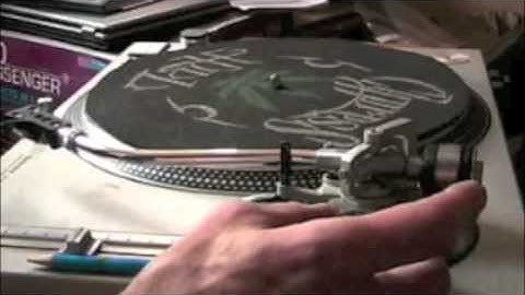 iCrates DJ Tutorial with Ellaskins of djtutor.com | How to set the tone arm on a vinyl turntable.m4v