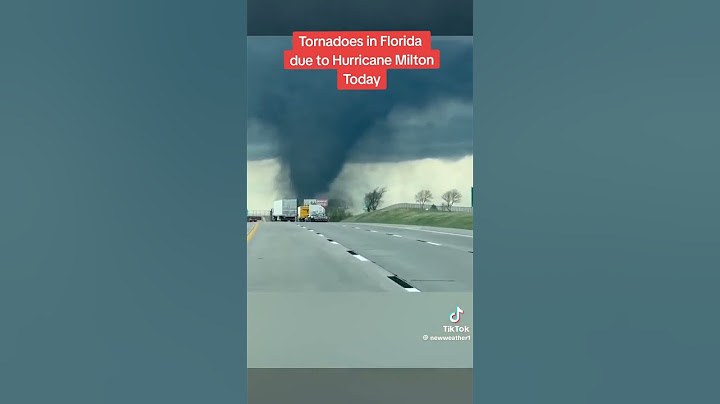 Tornado 🌪 en Florida huracán Milton