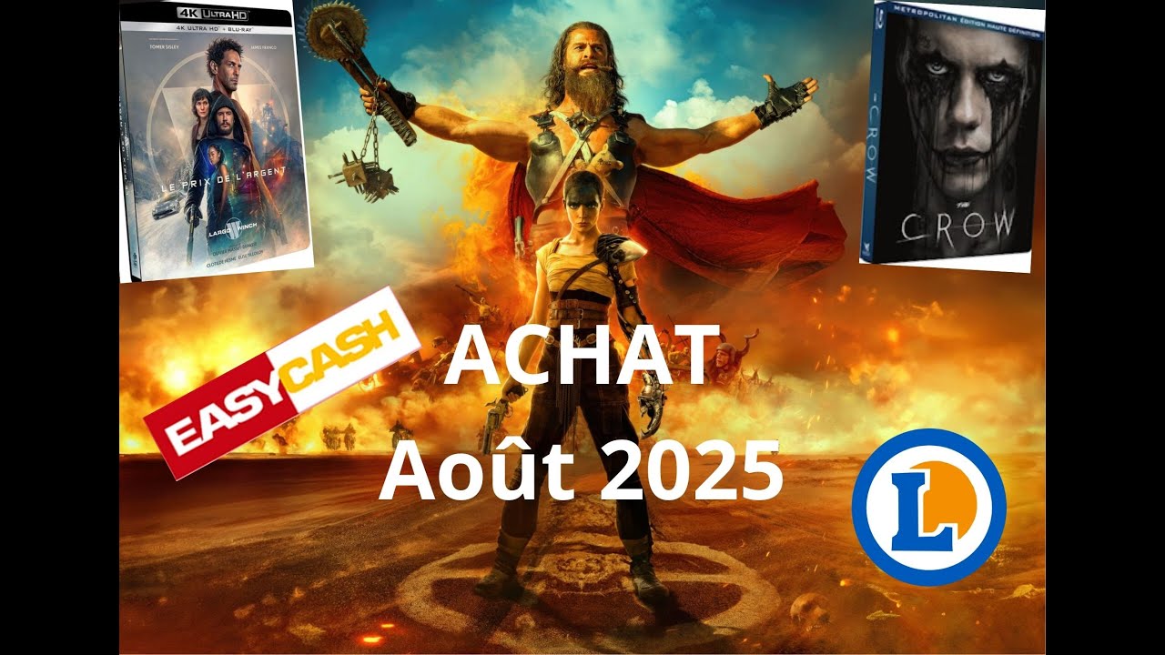 Achats du mois - Août 2025