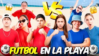 Download Lagu JUGANDO FUTBOL EN LA PLAYA CON LOS PRIMOS⚽️🏝️😱| Yulis