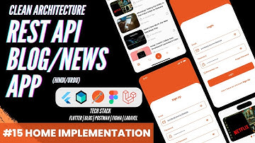 Part 15 - Home Implementation | REST API Clean Arch. Blog App in Hindi | CoderSangam