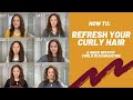 HOW TO REFRESH YOUR CURLY HAIR | A week with my curls in quarantine
