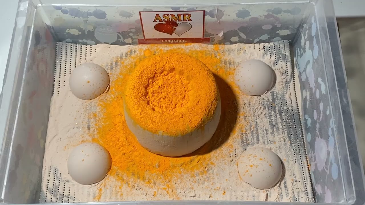 #ASMR Old Baking Soda with Fresh Color #684