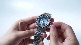 FLEUSS 40 AUTOMATIC RAZZLE DAZZLE LIMITED EDITION | FEATURE