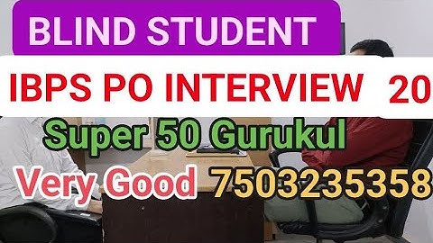 IBPS PO MOCK INTERVIEW - INTERVIEW CLASS #ibpspointerview #interviewquestions #mockinterview #ibpspo