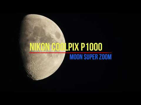 super zoom on moon nikon coolpix p1000 moon