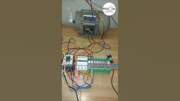 Motor on off By Sensor | Proximity Sensor | Holding |   #electrical #mcb #motor #sensor #shorts