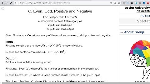 **Codeforces Sheet 2 Problem C | Even Odd Positive and Negative Solution in C++ | Step-by-Step**