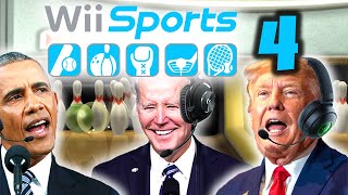 US Presidents Play Wii Sports Bowling 4