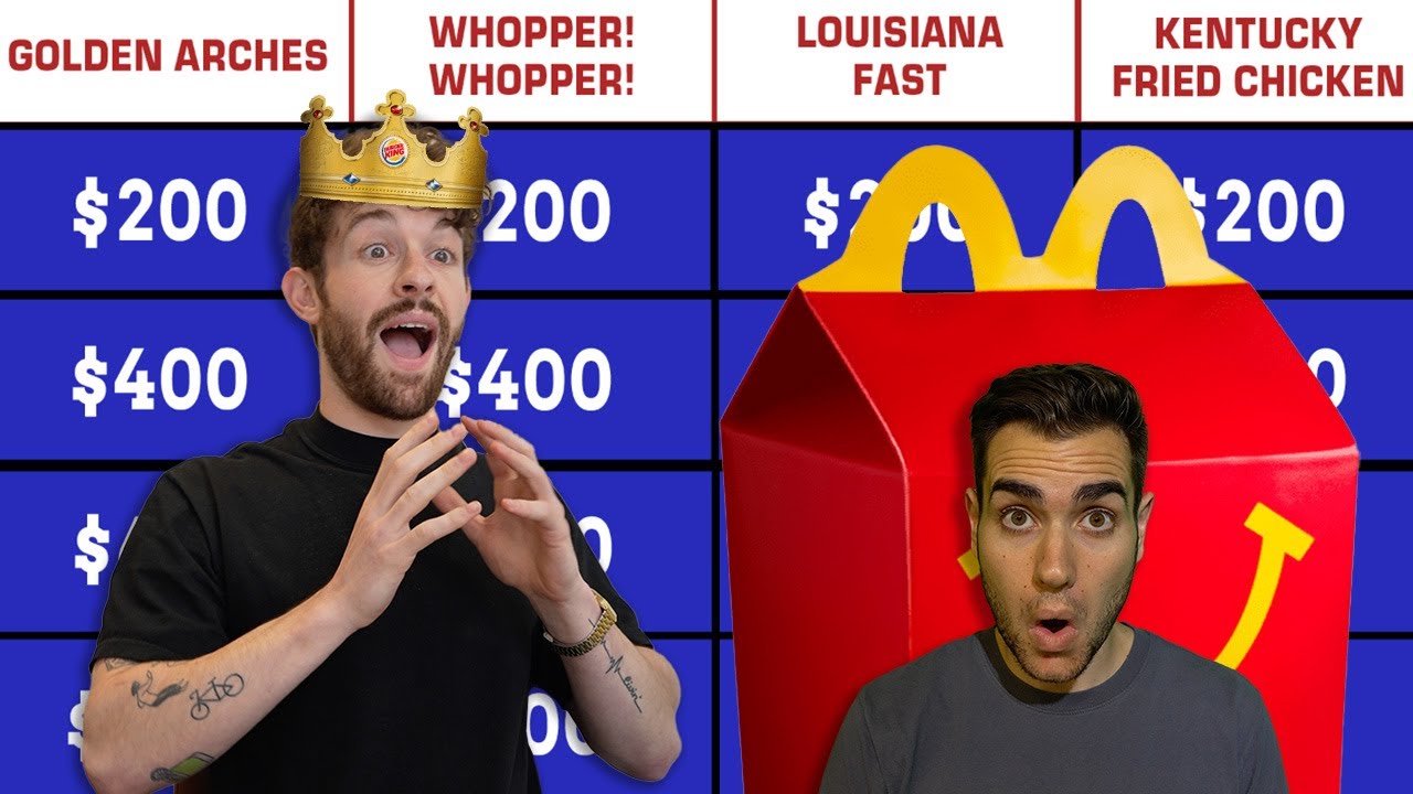 We DEVOURED Fast Food Themed Jeopardy YouTube