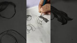 learn how to draw and render hair | Easy and simple #render #art