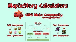 MapleStory Calculators - GMS Meta Community!