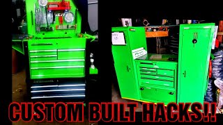 Custom toolboxes! Not Snapon Mac Matco but being Creative!! U.S. General maybe....