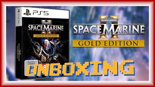 Warhammer 40000:  Space Marine II Gold Edition UNBOXING