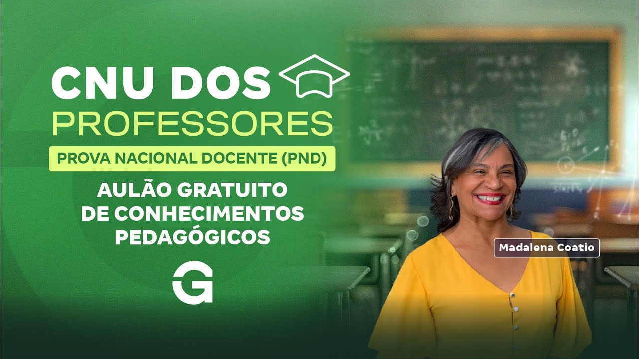 CNU dos Professores  | Aulão Gratuito de Conhecimentos Pedagógicos