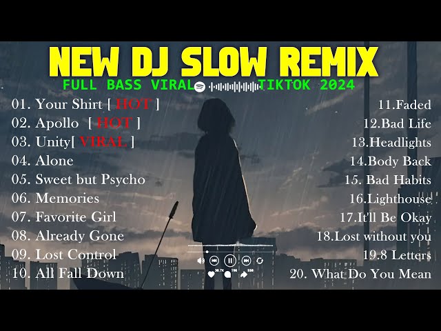 NEW DJ SLOW REMIX LAGU BARAT BASS 2024 |DJ TERBARU VIRAL TIKTOK PALING ENAK FULL ALBUM|DJ YOUR SHIRT class=