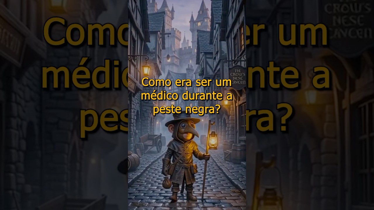 Como era ser um médico durante a peste negra? #pestenegra #idadedastrevas #historia #curiosidade