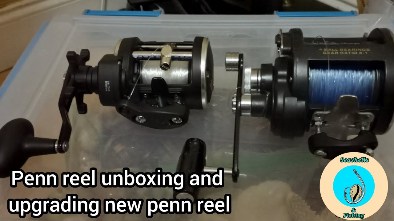 Penn 45 gls reel unboxing and upgrading new penn reel 