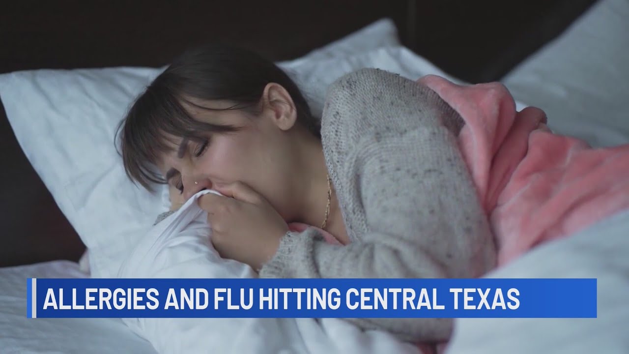 Allergies and flu hitting central Texas - YouTube