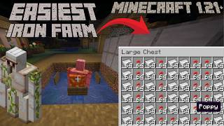 Easy Iron Farm Tutorial – 300+ Iron per Hour, Minecraft 1.21+