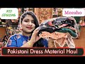 Meesho pakistani dress material haul under 599  farheen k reviews meeshohaul pakistanisuits