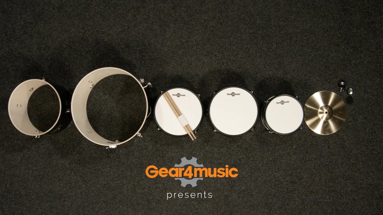 Gear4music Junior 5 Piece Drum Kit Assembly guide YouTube