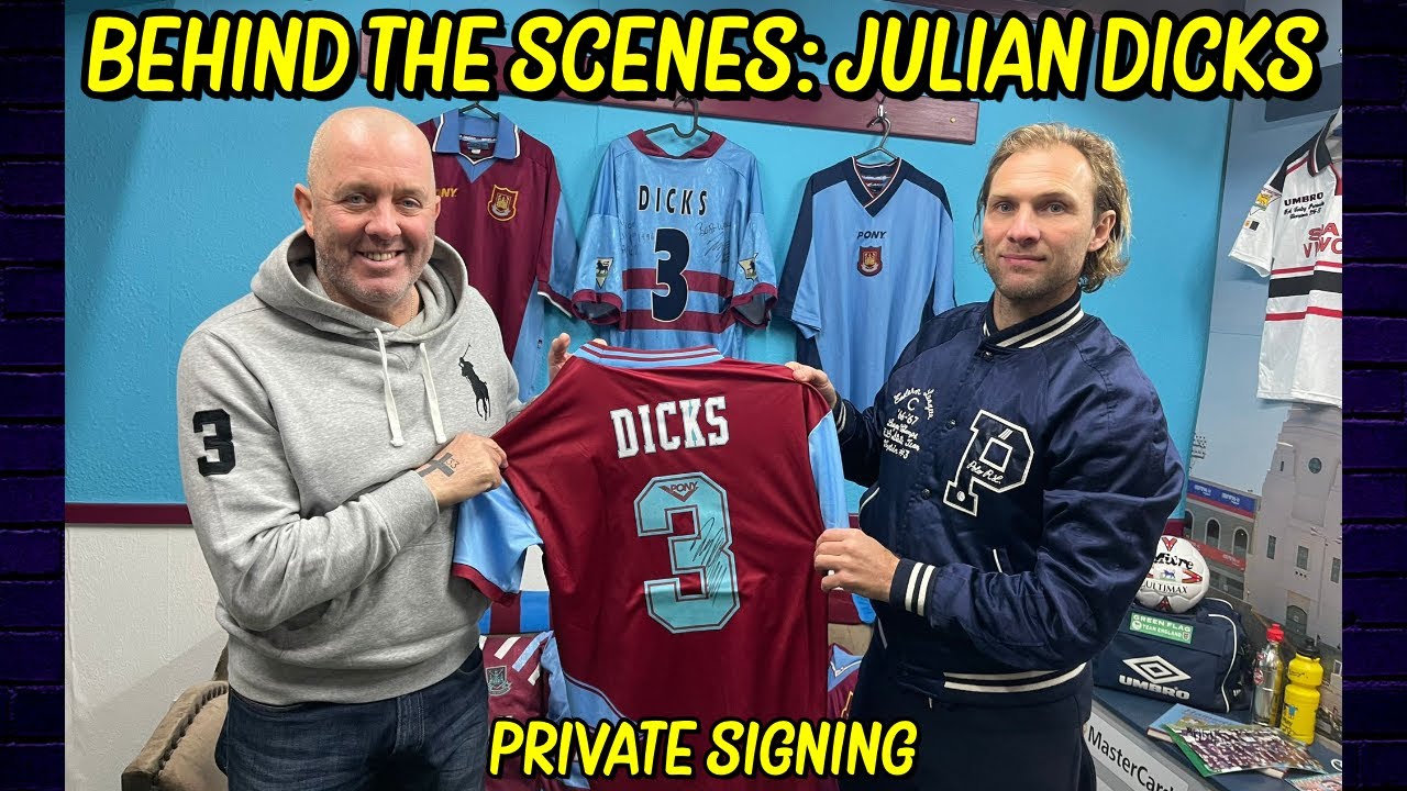 BEHIND THE SCENES: Private Signing with West Ham Legend Julian