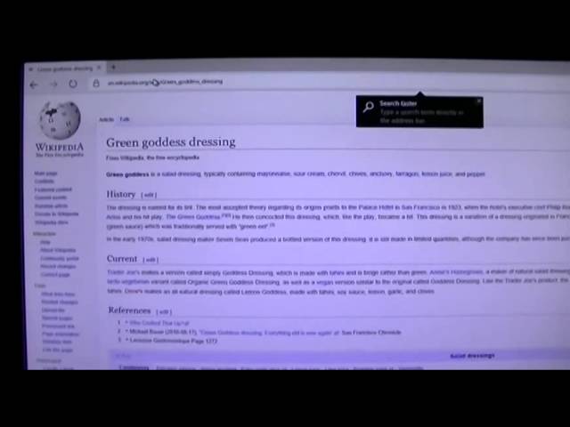 Green Goddess Dressing? Anyone Remember? - YouTube