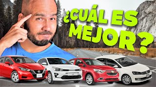 TOP 4 AUTOS COMPACTOS: VERSA, AVEO, VENTO, RIO