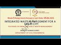 Integrated Waste Management for Smart City Assignment Answers Week 3