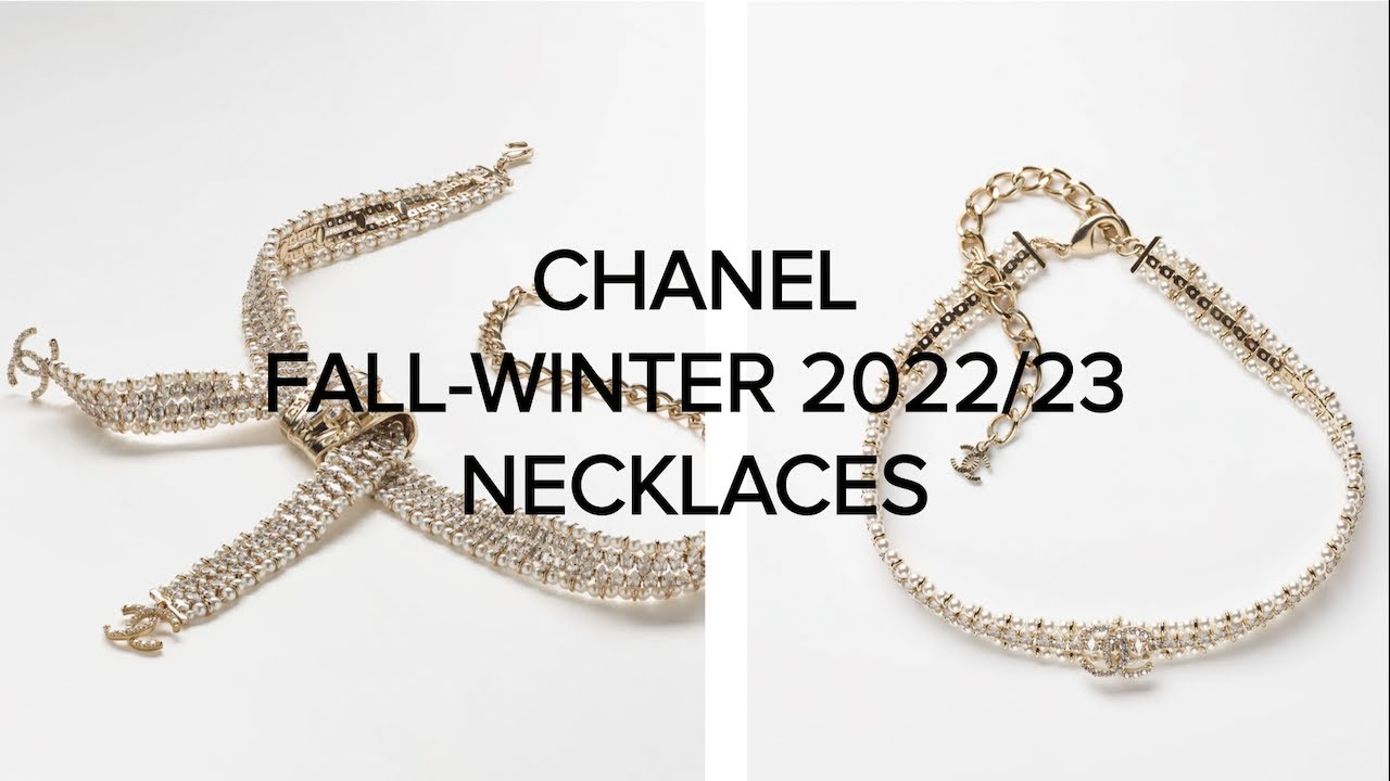 CHANEL FALL-WINTER 2022/23 - CHANEL NECKLACES 