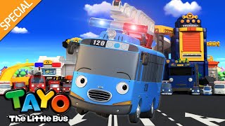 'RESCUE TAYO' Cartoon MV 🚒 New Rescue Team Song 🚑 Rescue Squad Theme Song l Tayo the Little Bus