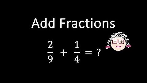 Add fractions with Unlike Denominators (Part 1)