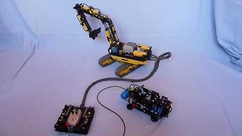 LEGO External Automatic Compressor for Excavator