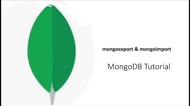 What is mongoexport and mongoimport - Part 10