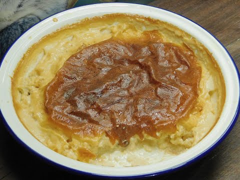 Baked Rice Pudding Using Raw Rice