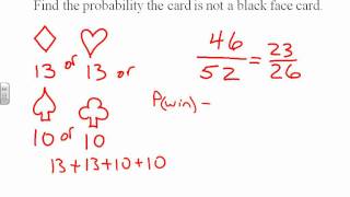 Simple Playing Card Probability  8.7.12