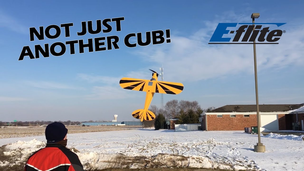 E-FLITE Clipped Wing Cub 1.2m BNF Basic