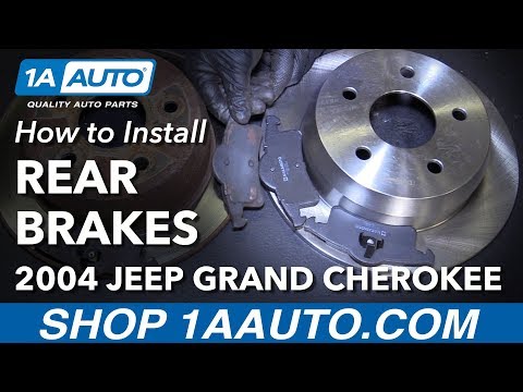 How to Replace Rear Brakes 99-04 Jeep Grand Cherokee