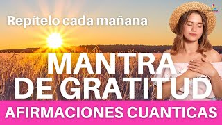 ☀️ DECRETOS de la MAÑANA ☀️ | Afirmaciones de GRATITUD para EMPEZAR el DIA con ENERGIA en POSITIVO