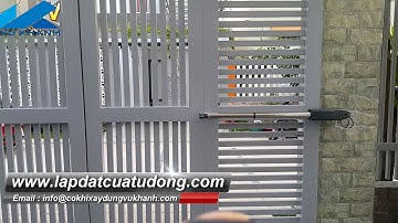 ✅ Top 1+ Cửa cổng mở tự động bốn cánh-4k(Cơ khí xây dựng Vũ Khanh)