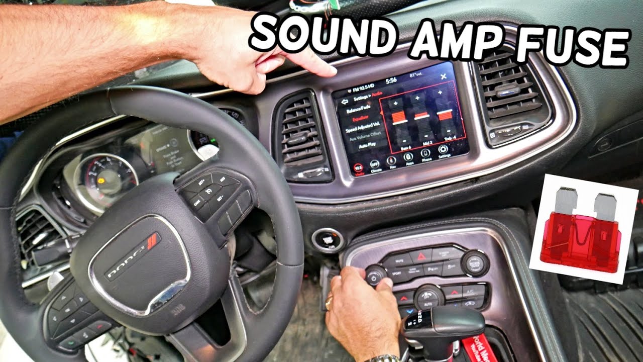 DODGE CHALLENGER SOUND AMPLIFIER FUSE LOCATION REPLACEMENT YouTube DODGE CHALLENGER SOUND AMPLIFIER FUSE LOCATION REPLACEMENT YouTube