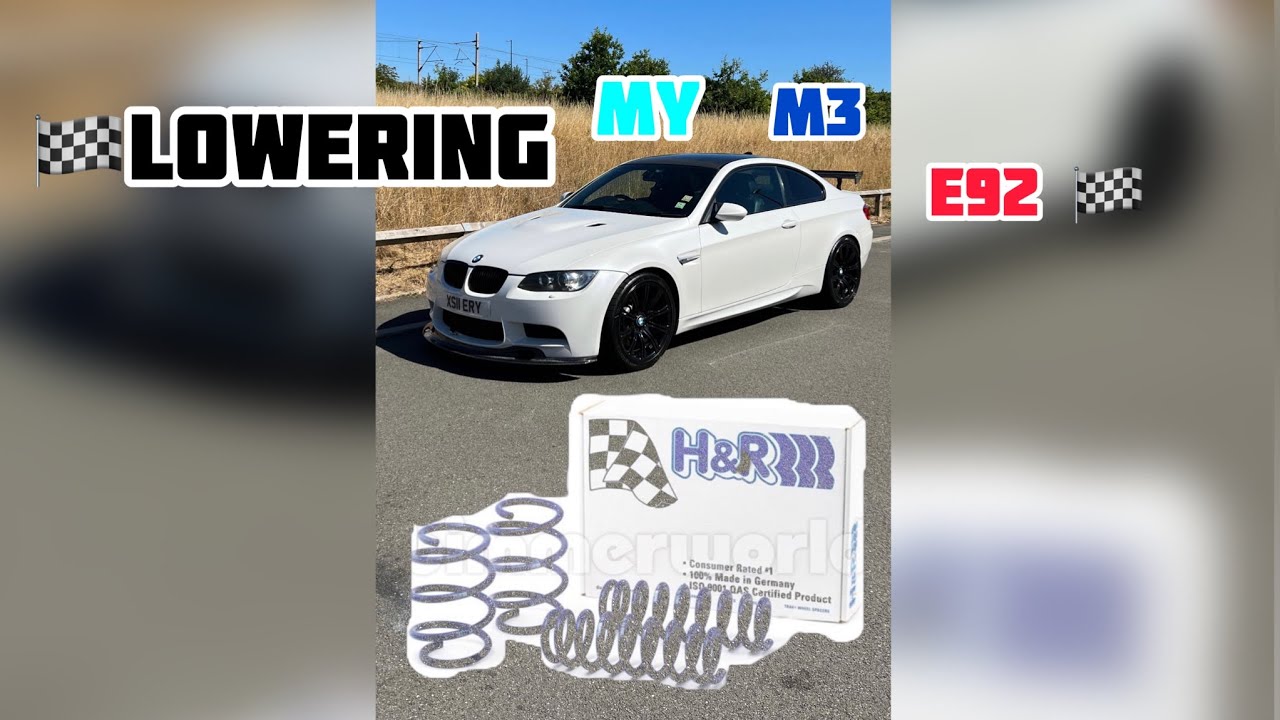 Every BMW M3 E9X Owner Should Do This Mod / H&R Springs For My M3 E92