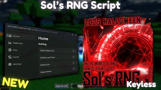 *NEW* Sol's RNG Script [ Pastebin 2025 ] Keyless