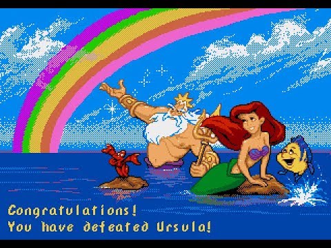 Disneyu0027s Ariel: The Little Mermaid (Mega Drive/ Sega Genesis) full playthrough