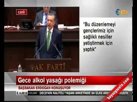 Başbakan Erdoğan  İki ayyaşın yaptığı yasa muteber oluyor da..