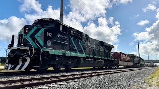 Ferromex Blue FEC ES44C4 812 Leads Train 202 at Bayard