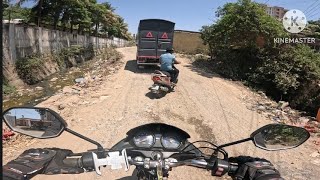 bike ride on road pune Honda shine 125cc