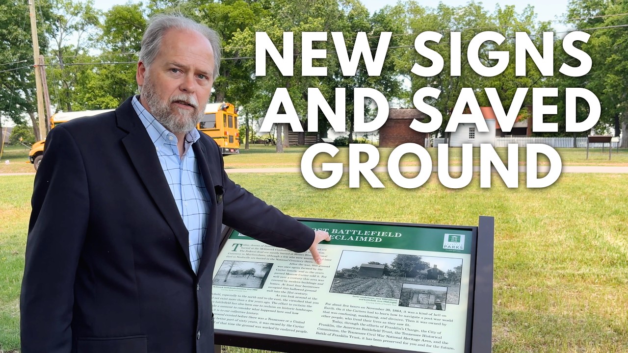 Lincoln County Line Command Bunker 、他 6 New Signs and Battlefield Preservation at Franklin - YouTube