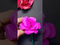 I Made Paper Flowers For Rose Day #shorts